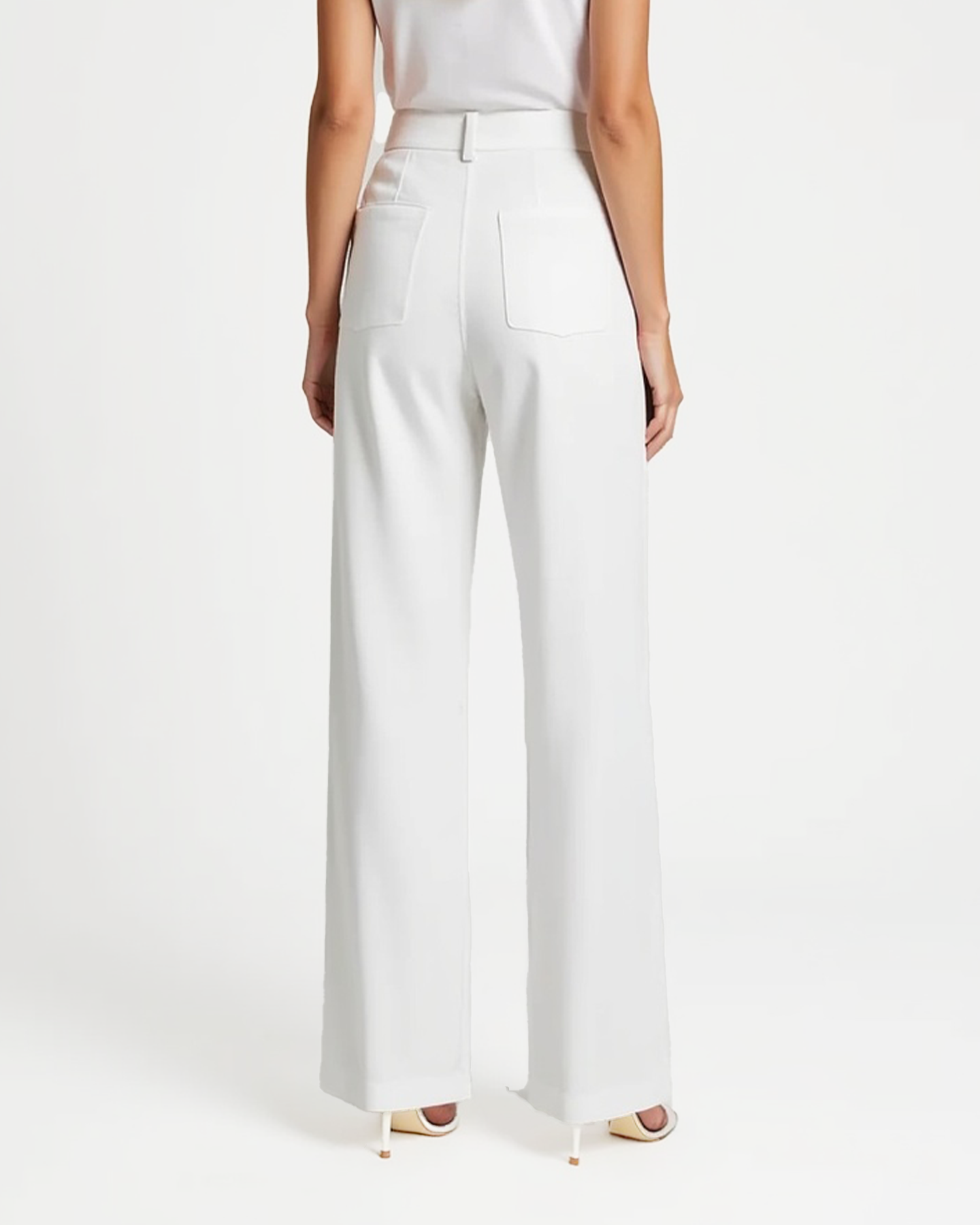 Luhvia | Women’s High-Waisted Wide Leg Pants with Figure-Flattering Cut