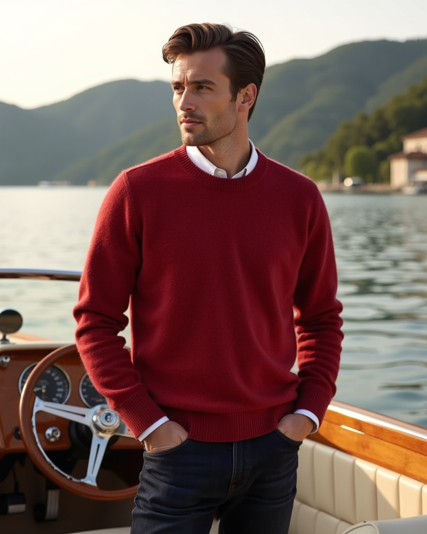 Luhvia | Men’s Round Neck Sweater with Seasonal Fit