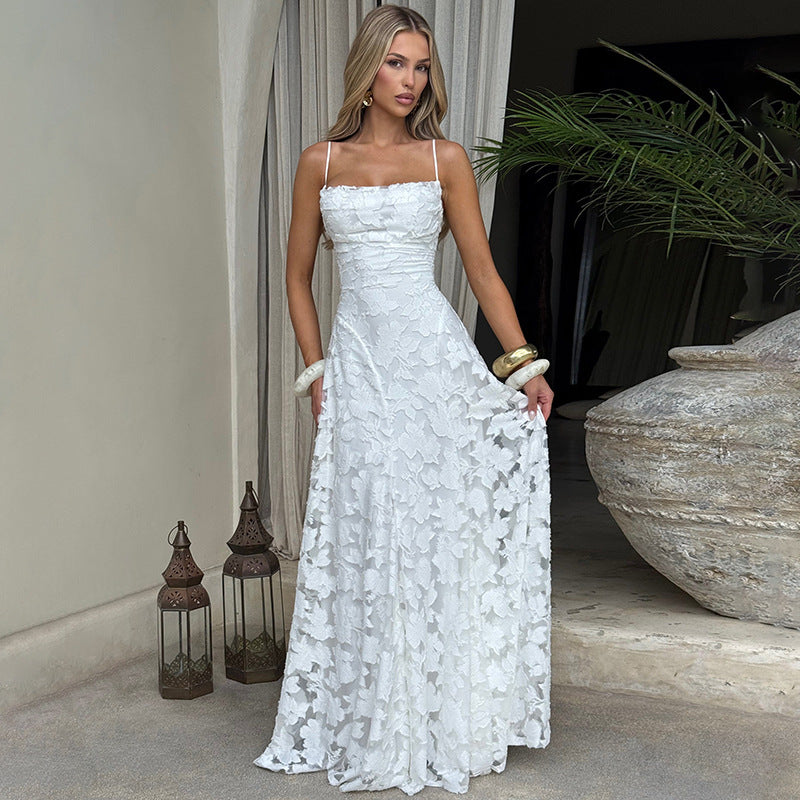 A-Line Floral Lace Maxi Evening Dress for Women_competitor_1