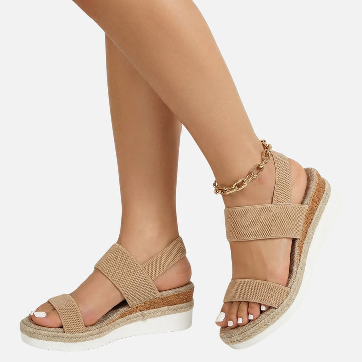 Jute Platform Sandals – Espadrille Detailing for Women