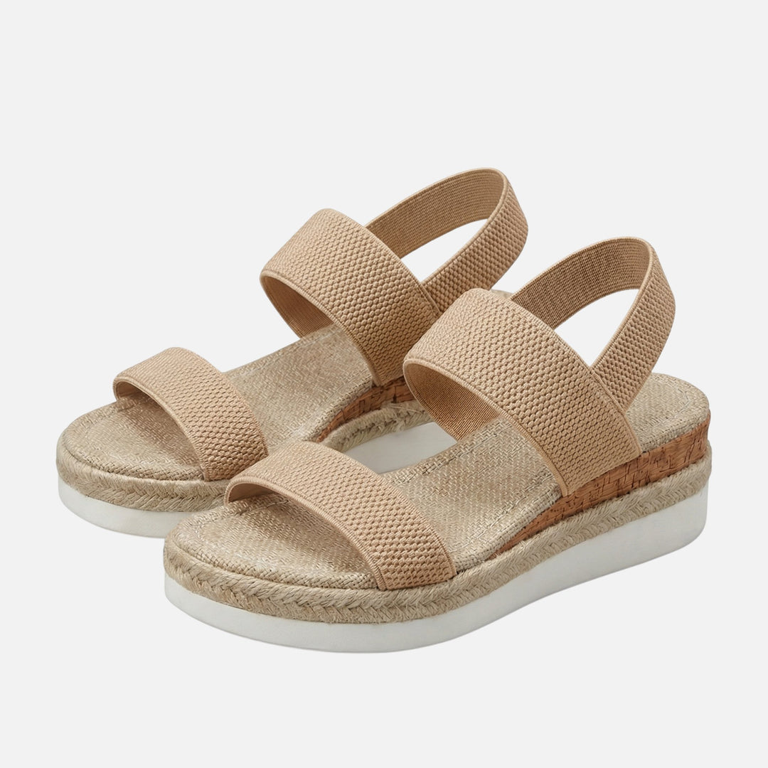 Jute Platform Sandals – Espadrille Detailing for Women
