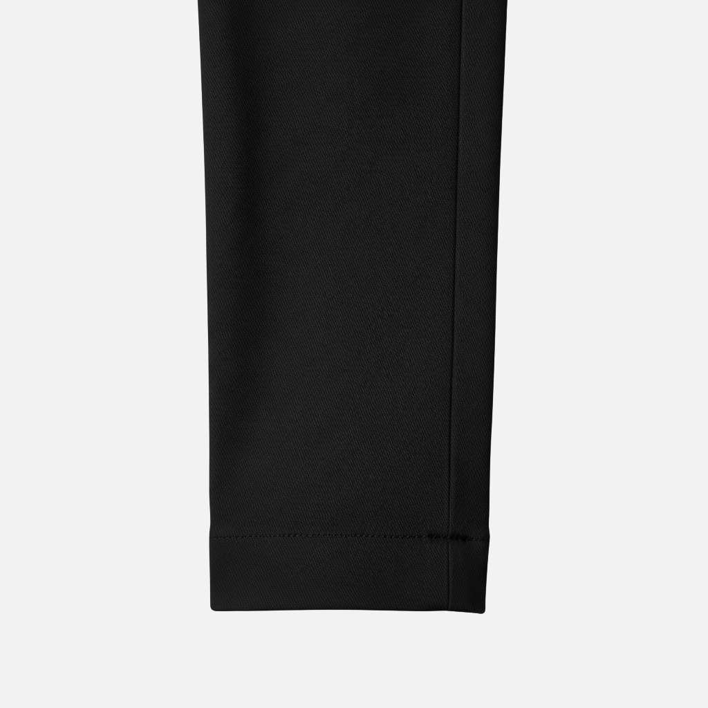 Men’s Stretchy Straight-Leg Trousers with Belt Loops